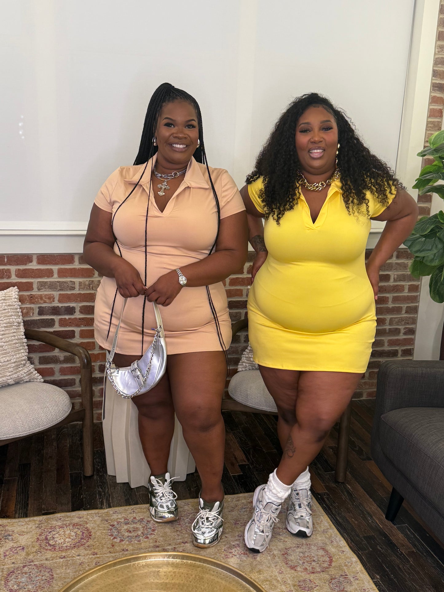 VK Tennis Dress Yellow