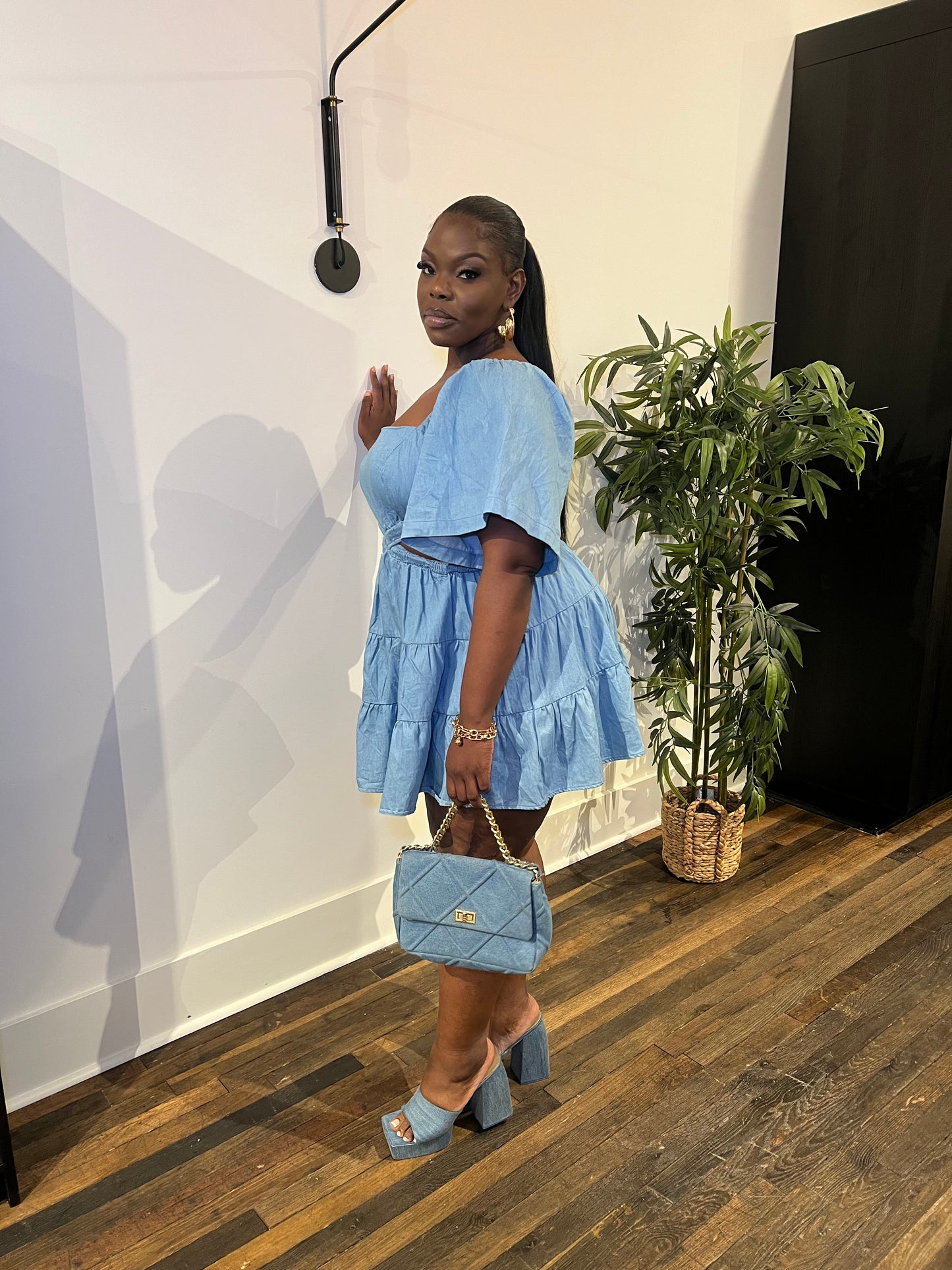 Dainty Duties Tiered Dress