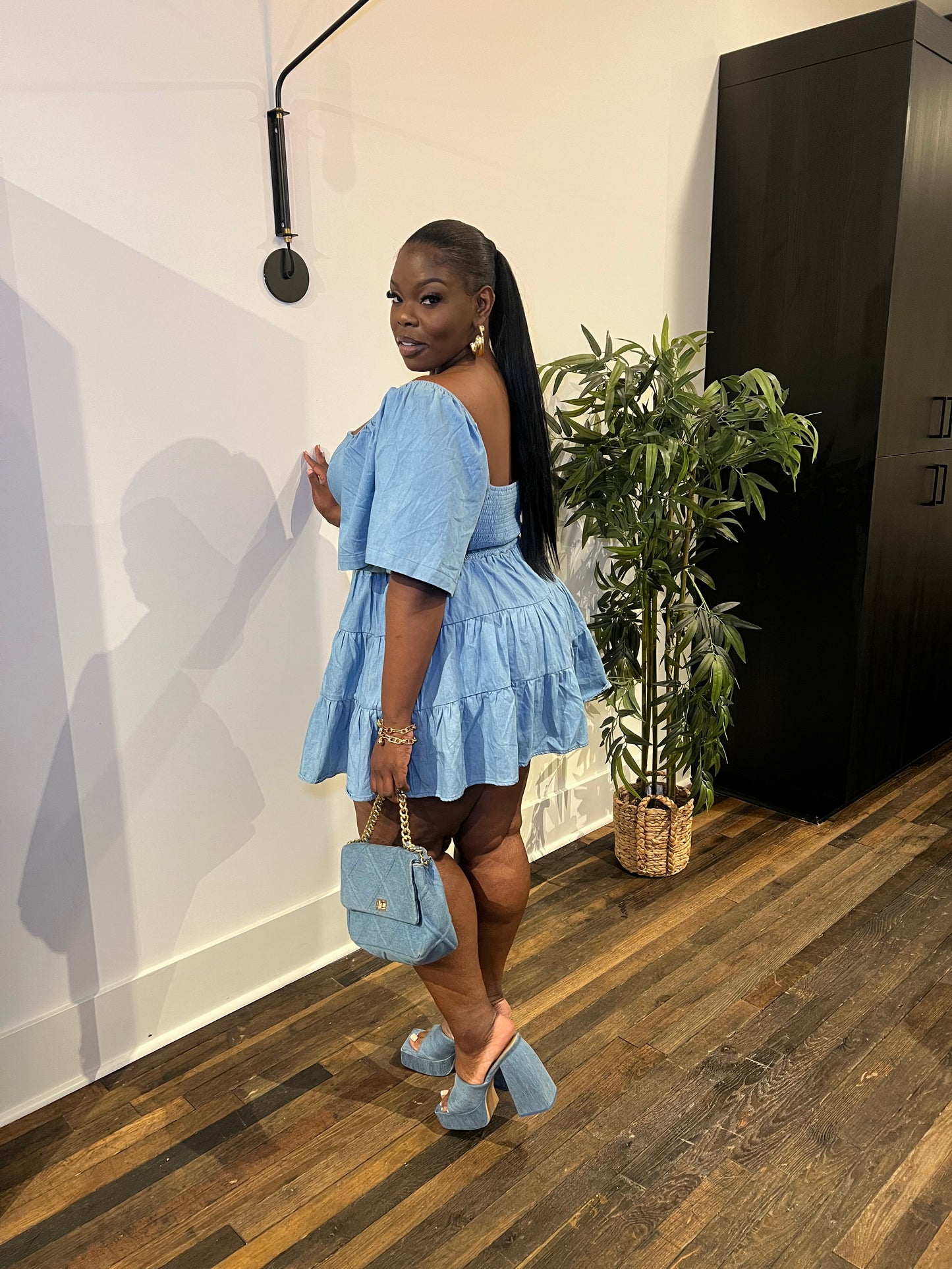 Dainty Duties Tiered Dress