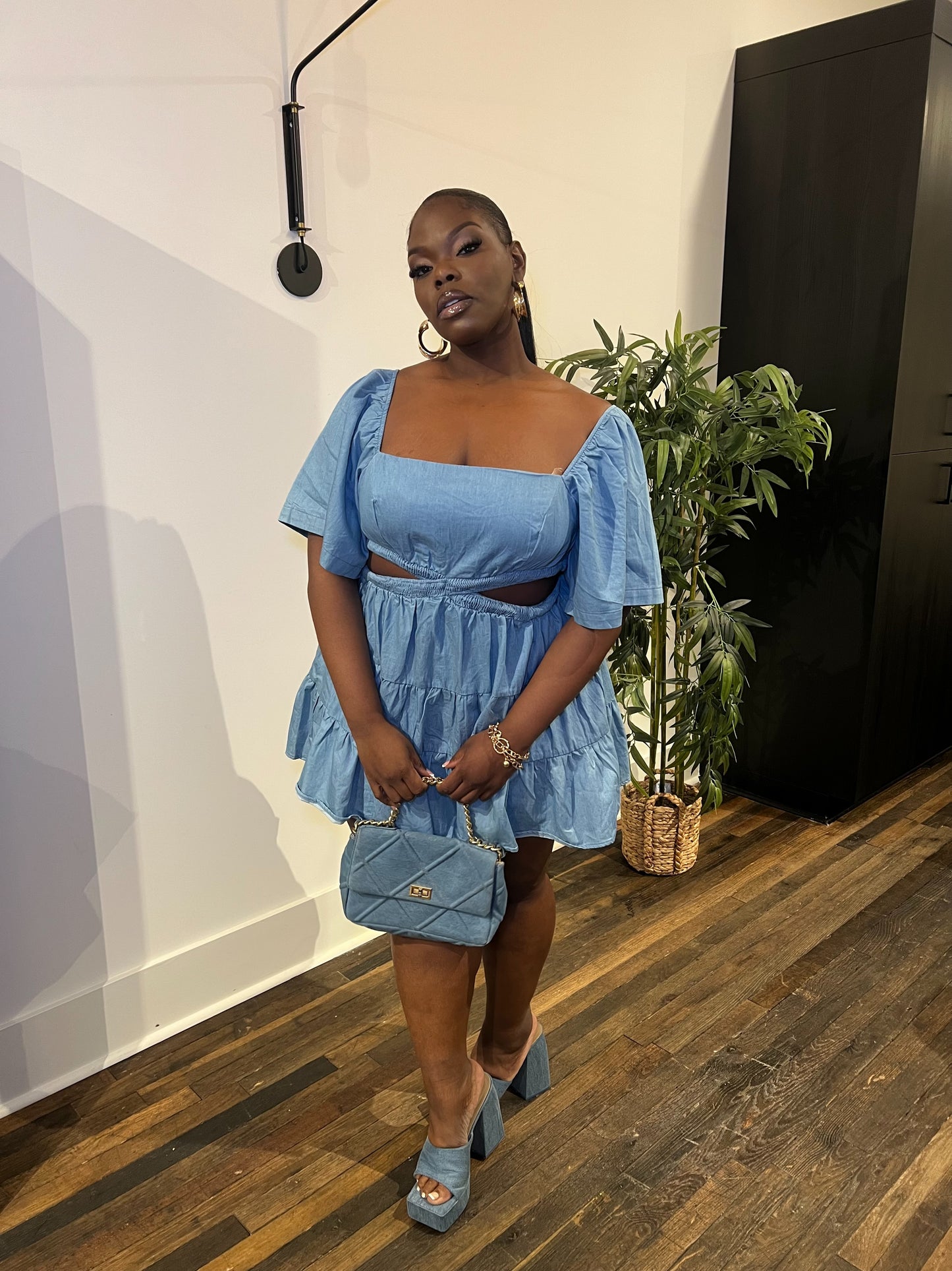 Dainty Duties Tiered Dress