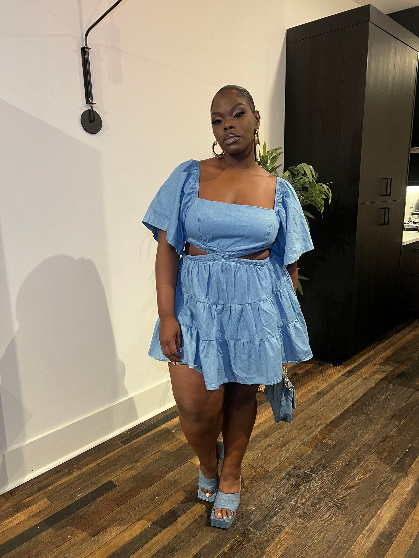 Dainty Duties Tiered Dress