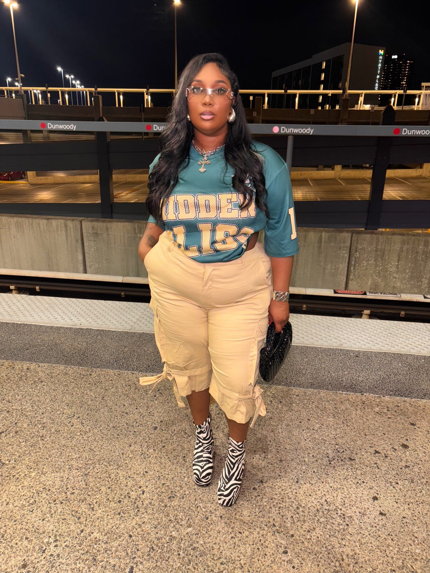 Khaki Belted Jorts