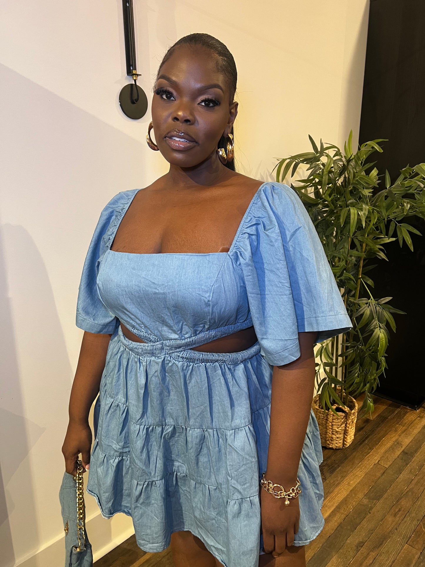 Dainty Duties Tiered Dress