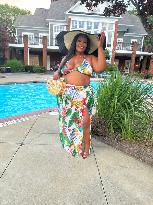 Aruba Bae Bikini Skirt Set